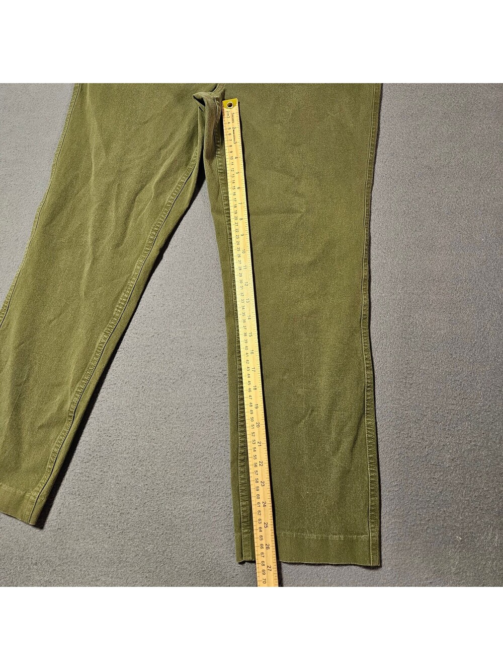 Banana Republic Womens Size 12 Olive Green Pants Relaxed Fit Casual Straight Leg - Picture 6 of 8